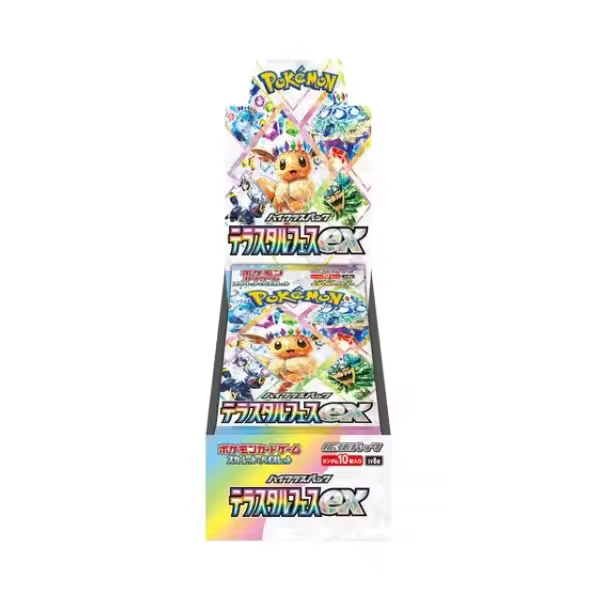 Terastal Festival ex Caja 10 sobres Coleccion Eevee    - Cartas Pokemon Originales - 1