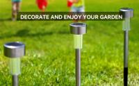 Lámparas De Jardín Solar Exterior Impermeables Para Paisaje Camino Patio Decorativas Autónomas LED Bulbo Incluido Moderno - details 3