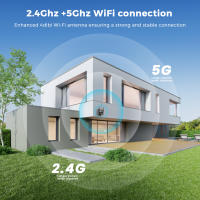 Cámara De Seguridad IP BESDER 15MP Wifi Exterior Con Pantalla Dual 10X Zoom Digital CCTV PTZ 8MP O-Kam pro Negro Y Gris - details 7