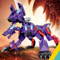 Bloques De Construcción De Transformación Animal 4en1 Para Niños Juguetes De Mecha Modelo Regalo De Cumpleaños Ideal Para Edad 6-12 - details 3