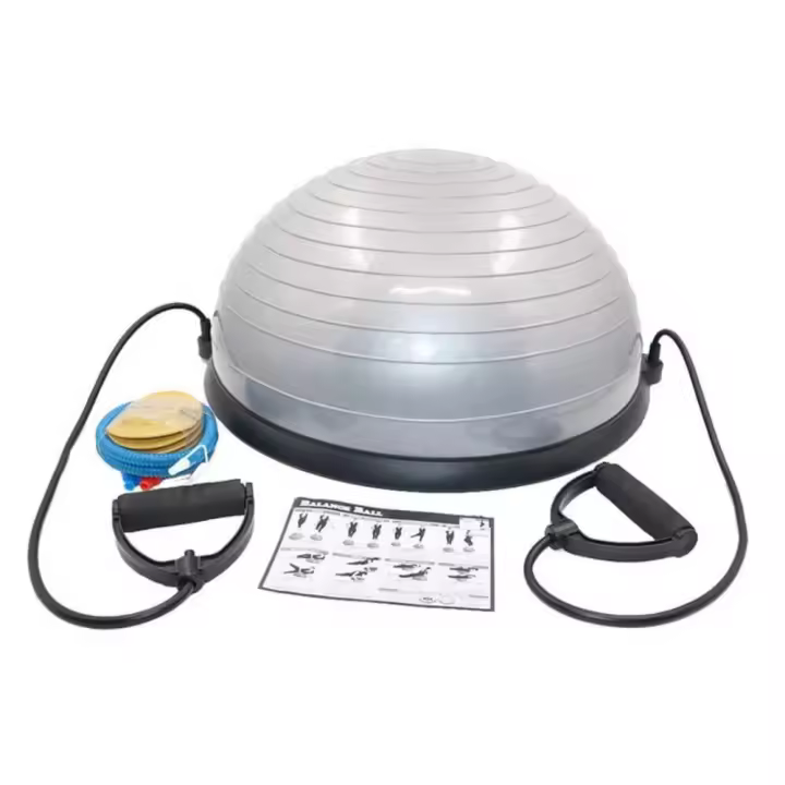 Hemisferio Yoga, Pelota De Velocidad De Onda De 58 Cm, Pelota De Fitness Especial, Hemisferio De Equilibrio, Pelota De Fitness, Equipo De Fitness De Yoga Para El Hogar, Azul - 1