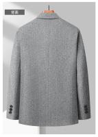 Chaleco De Negocios Para Hombre Estilo Coreano Británico Moda Casual Slim Solid Color Para Bodas Y Trabajo Cierre Único - details 14