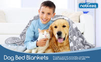 Nobleza - Manta Suave de Felpa para Perro, Mantas Mullida para Perros Gatos Conejos y Otras Mascotas, Lavable, para Sofá y Cama Perro - details 0