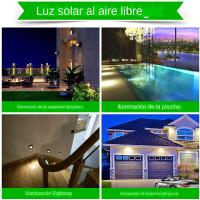 Lámpara De Pared Solar LED Con Sensor De Movimiento 4 Lados Luz Exterior Para Jardín Y Courtyard Impermeable Luz De Coche - details 5