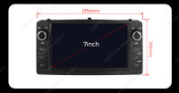 MEKEDE 2din Android 13 Radio De Coche Con Wireless CarPlay Y Android Auto GPS Multimedia Para Toyota Corolla E120 2003-2006 BYD F3 Estéreo Touch Screen 7' 2G RAM 32G ROM Soporte WiFi Y Control Del Volante - details 7