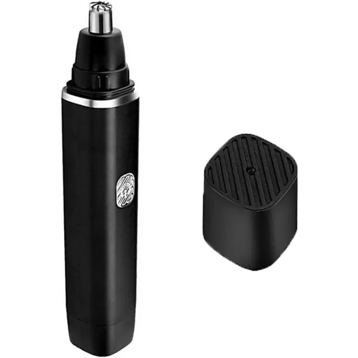 Cortapelos de Nariz, Cortapelos Profesional Indoloro para Orejas y Nariz para Hombres y Mujeres, Cortapelos(Negro) - 1