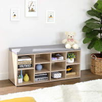 Banco zapatero con asiento acolchado,104x48x30 cm en varios colores, pasillo, recibidor, dormitorio - details 11