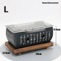 Barbacoa Portátil De Carbón Con Gran Capacidad Para Exteriores Estilo Coreano Horno De Alimentos Ahorrador De Espacio Fácil De Limpiar Y Reutilizar - details 2