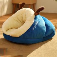 Cama Para Perro Pequeño Caliente Y Transpirable En Forma De Zapatillas Casa De Descanso Para Gatos Bolso De Sueño Plegable Y Lavable Para Mascotas - details 7