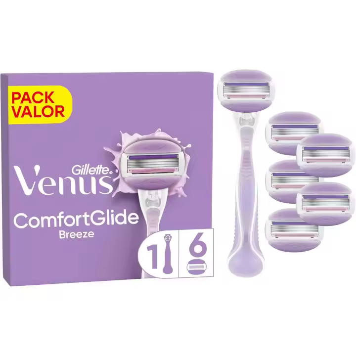 Gillette Máquina Venus ComfortGlide Breeze 6 Recambios - 1