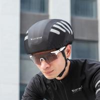 Cubierta Para Casco De Motocicleta Con Bandeja Reflectante Gorras Para Bicicletas Impermeables De Visibilidad Alta Para Ciclismo - details 5