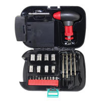 Juego de 24 herramientas con linterna incorporada - Maletín iluminado para trabajos de bricolaje - details 2