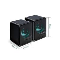 Altavoces para computadora con calidad de sonido Estéreo-A, rejilla metálica para mayor durabilidad y claridad. - details 0