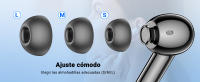 Auriculares Inalámbricos Bluetooth 5.3, Auriculares HiFi Estéreo, Incorporado ENC Cancelación de Ruido 42H Cascos Control Táctil Pantalla LED, IP6 Impermeables Blanco [Clase de eficiencia energética A+++] - details 5