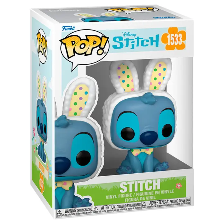 Figura Pop Disney Stitch - Stitch Conejo De Pascua-Figura de Vinilo Coleccionable - Idea de Regalo- Mercancia Oficial - Juguetes para Niños y Adultos - Movies Fans - Muñeco para Coleccionistas y Exposición - 1