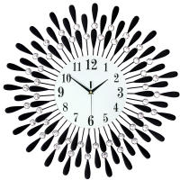 Reloj de pared creativo de hierro forjado, reloj decorativo para sala de estar, reloj electrónico de cuarzo. - details 1