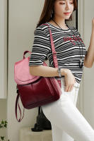 Mochila De Cuero Suave Antirrobo Para Mujer Bolso De Hombro Vintage Gran Capacidad Para Viaje Escuela Bolsa De Mano Para Chicas - details 9