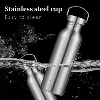 Botella De Agua De Acero Inoxidable Con Boquilla Ancha Y Gran Capacidad a Prueba De Fugas Para Deportes Como Ciclismo Y Senderismo - details 6