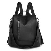 Mochila Pequeña de cuero para Mujer, Bolso de viaje informal, antirobe, iPad, mini mochila Escolar - details 0