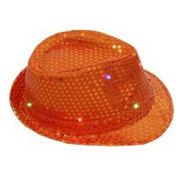 Sombrero De Jazz LED Colorido Para Fiesta Carnaval Luz Encendida Sombrero De Linterna Para Adultos Hombre Mujer Sombrero De Fiesta De Glitter - details 15