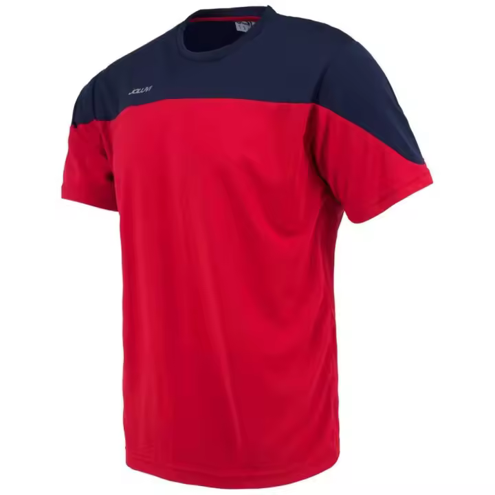 Camiseta Joluvi 235400010013XS en rojo y azul marino, talla XS unisex, ideal para quienes buscan comodidad, transpirabilidad y un diseño atractivo para actividades deportivas. - 1