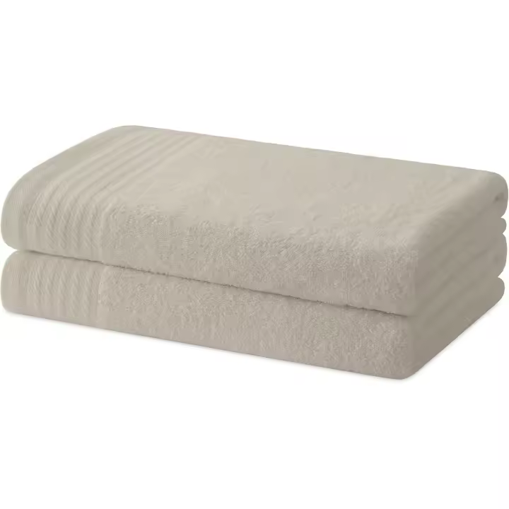 Juego de 2 Toallas de baño o Ducha - Juego de Toallas - 100% Algodón - 480g/m2-130x65 CMS - 1