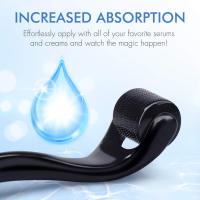 Derma Roller Microneedle 0.2-0.3mm Para Crecimiento De Pelo Facial Y Corporal Herramienta De Rollo Micro Para Piel Y Barba Con 540 Agujas - details 4