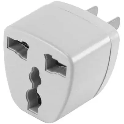 MultiAccesorios Adaptador de Enchufe Tipo A para EE. UU., Japón, Cuba, Canadá, México, Colombia, Tailandia, Guatemala, Honduras, Jamaica, Puerto Rico, Blanco - 1