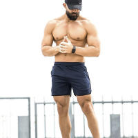 Nuevos Shorts De Correr Para Hombre Verano 2023 Deporte Fitness Rápidos Secado Playa Casual Shorts De Gimnasio Pantalones Deportivos Talla Verdadera - details 1