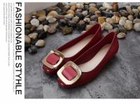 Sandalias De Gel Para Mujer Verano Casual Impermeables Antideslizantes Con Hebilla Cuadrada Para Trabajo Zapatos Planos Sin Plataforma - details 0