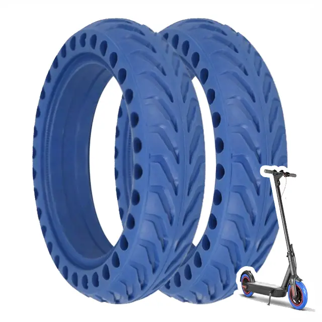 HORO.ES - Rueda Maciza Neumático V1 reemplazo llanta 8,5" pulgadas patinete eléctrico perforada de colores  Compatible con Xiaomi Scooter M365  1S  Essential Pro PRO2 - 1