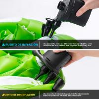 Bomba De Aire Eléctrica Portátil 2000mAh Recargable Por USB Para Inflar Y Deflar Flotadores De Piscina Y Camas De Aire Con Almacenamiento Vacío - details 10