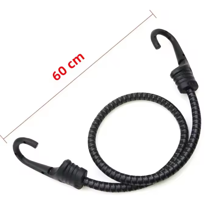 Alforja Elástica Para Motocicleta Con Gancho Y Cordón De Atado Ajustable Accesorios De Bicicleta Para Carga Fijación De Equipaje Para Motocicleta - 1