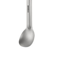 Cuchara De Titanio Lixa Dada Con Manija Larga Para Exteriores Ultraligera De 15g Portátil Para Camping Y Pícnic Sin Despliegue - details 5