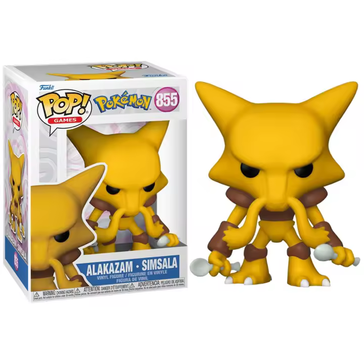 FUNKO POP! POKEMON - ALAKAZAM, LICENCIA OFICIAL - 74216, Nº855 - 1