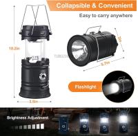 Al Aire Libre de emergencia portátil Caballo Mazorca Tienda de Luz camping USB recargable LED solar camping Luz - details 2