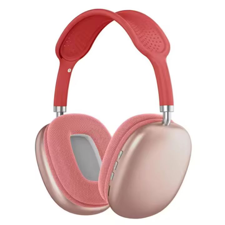 Auriculares inalámbricos P9 con Bluetooth y micrófono, cascos con cancelación de ruido, sonido estéreo, deportivos, para juegos, compatible con Tarjeta TF, Diadema  comodo, para Viajes Oficina teléfono móvil PC - 1