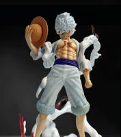 Figura De Acción One Piece Luffy 25cm Con Sombrero De Paja Modelo De PVC Para Coleccionistas Anime Decoración Juguetes Para Adultos - details 3