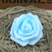 50pcs Rosas Artificiales De PE 6cm Para Decoración De Bodas Y Fiestas En Casa Flores Fake Para Manualidades Y Garlands Colores Variados - details 10