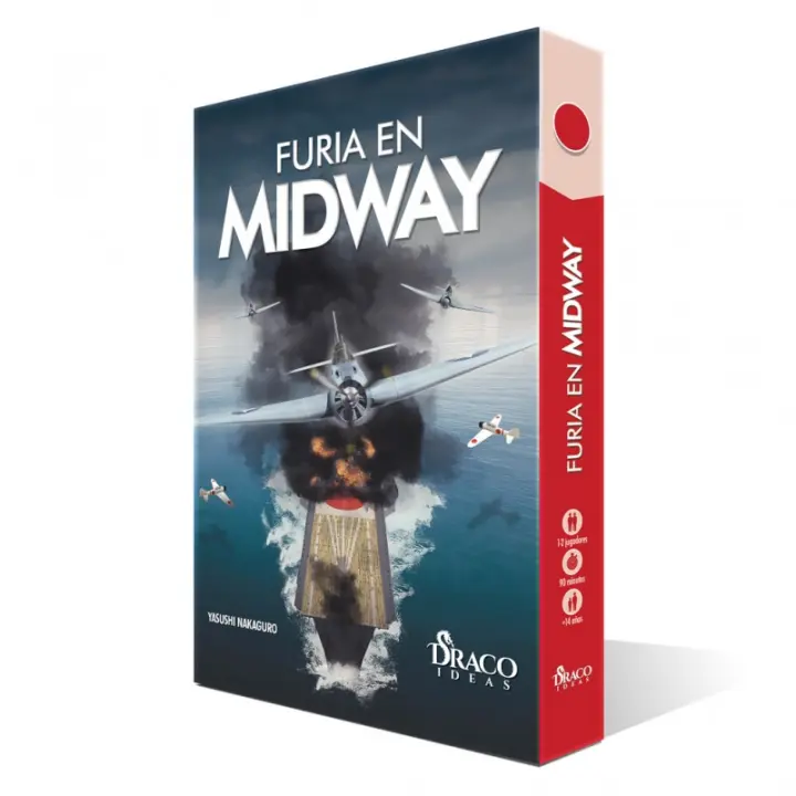 FURIA EN MIDWAY de Draco Ideas - Juego Asimétrico con Reglas Sencillas y Opciones Estratégicas - 1