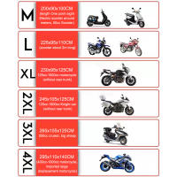 Cubierta Para Motocicleta Universal Protección Contra Polvo Y Enredaderas Impermeable De Otoño Primavera Verano Invierno 210D Seda Moto Cubierta M-XXXXL - details 1