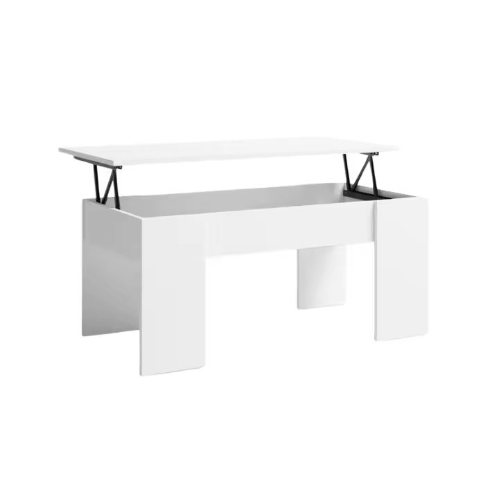 Mesa de Centro Gala Low Elevable 45x100x50 cm - Minimalista, Multifuncional y Resistente - 1