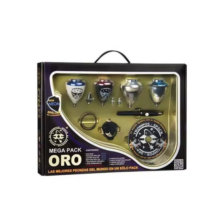 Mega Pack Oro Trompos Space Trompos Space Maletin - 1