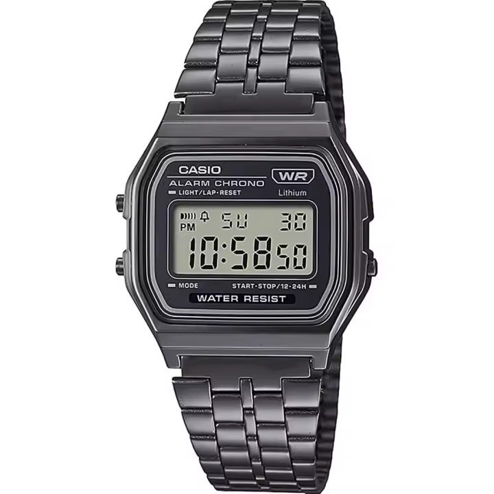 Reloj Casio vintage Digital A158WETB-1A correa de acero - 1