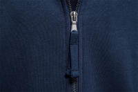 Suéter de manga larga con cremallera y cuello levantado para hombre, cárdigan informal deportivo versátil con contraste de Color, novedad de otoño e invierno de 2024 - details 11
