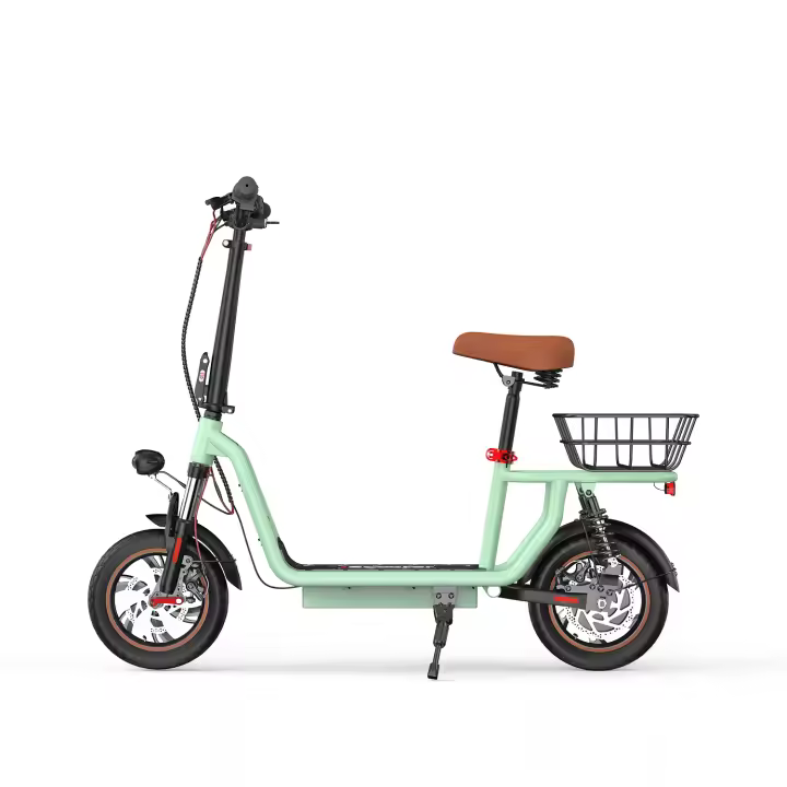 Patinetes Electricos Adultos iScooter verde i12 500W 12" 36V 7.5Ah Batería Máxima Alcance 35 Km Potente para Adultos - 1
