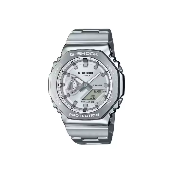 Reloj Casio G-Steel Hombre Plateado GM-2110D-7AER - 1