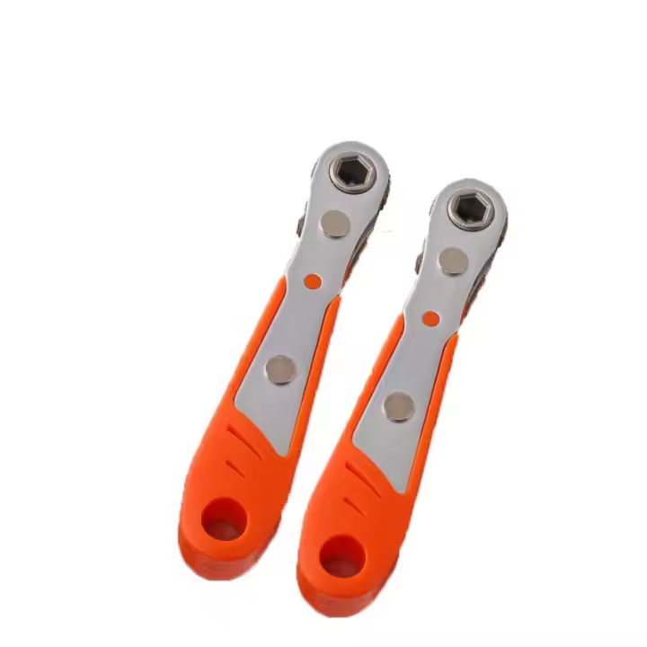 Mini llave de trinquete de 1/4" - con minidestornillador de trinquete reversible de alto torque con accionamiento de 1/4" (2 piezas) - 1