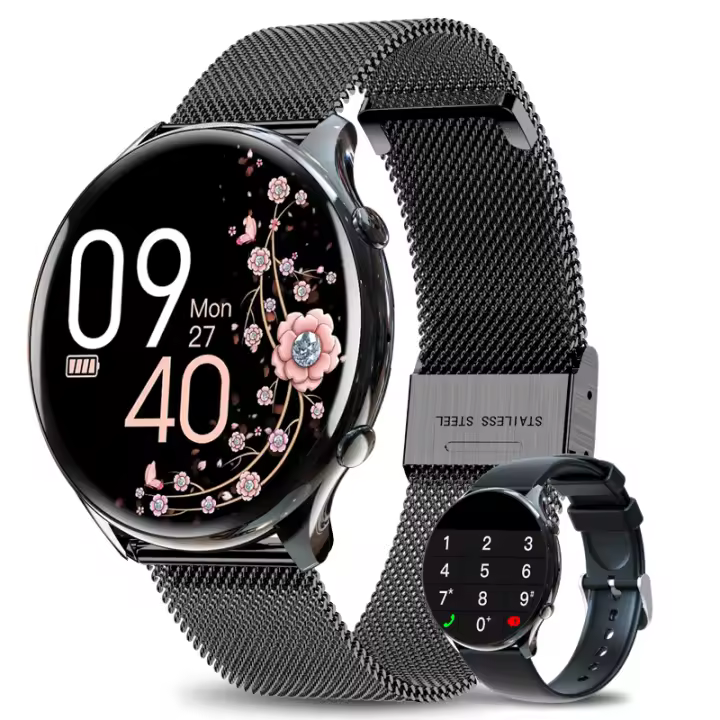 Reloj Inteligente Nuevo 2024 de para Mujeres with Función HD de Llamada Modo Deportivo 120 + Rhythm Cardíaco - 1