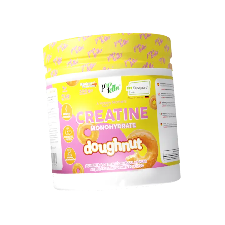 CREATINA CREAPURE (300G) DONUT - Protella  Sin azúcares  Alta calidad  100% creapure , donut - 1